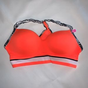 PINK Victoria Secret Wireless push-up Sport Bra